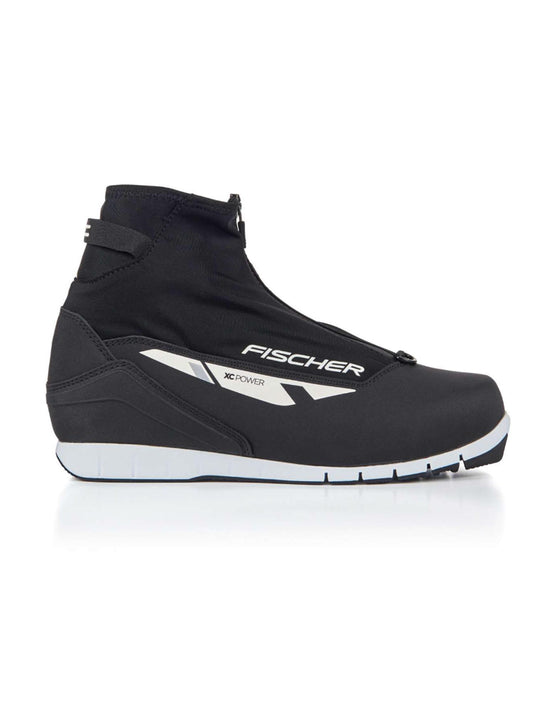 men's Fischer XC power boot, black and white