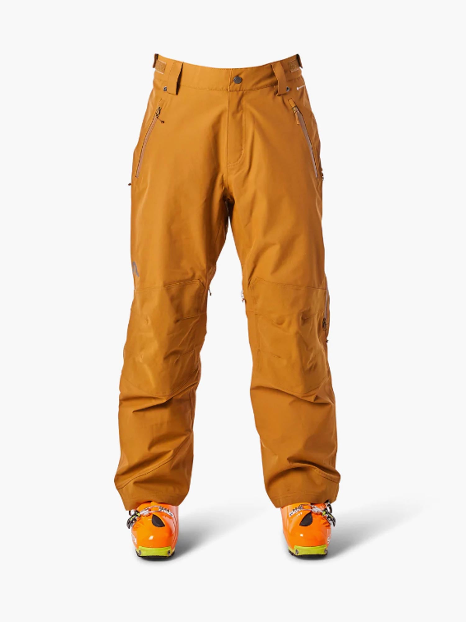 men's Flylow Chemical ski/snowboard pant, mustard color