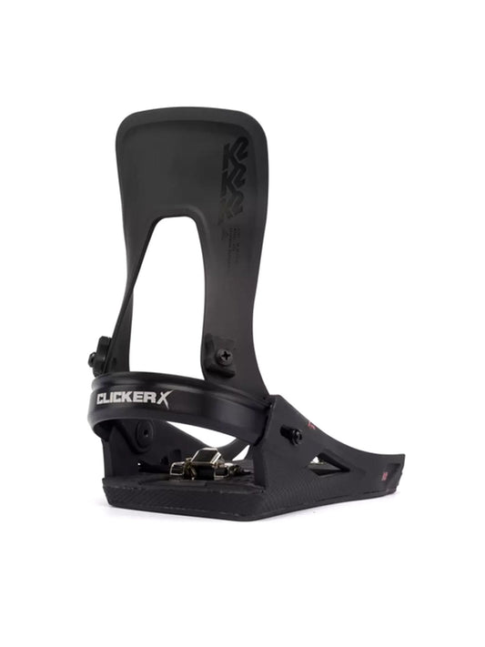 K2 Clicker snowboard bindings, black