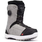women's K2 Kinsley Clicker snowboard boots, grey and black