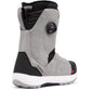 women's K2 Kinsley Clicker snowboard boots, gray and black
