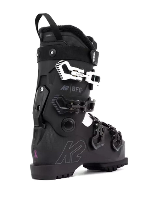 k2 BFC ski boots, black with white accents