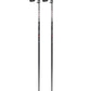 Leki ski poles, black and grey with red accent