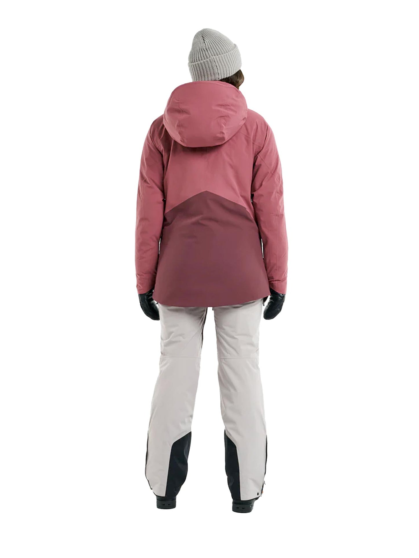 women's Orage Grace ski jacket, pink and cherry