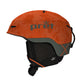 orange came and gray Pret Epic X ski helmet
