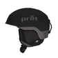 black and grey Pret Sol X ski helmet