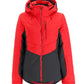 black and red Spyder Haven ski jacket