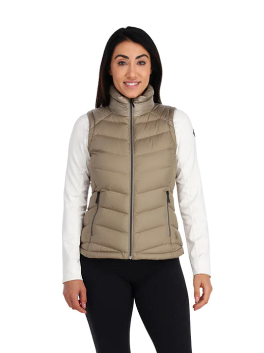 women's Spyder Timeless vest in cashmere color