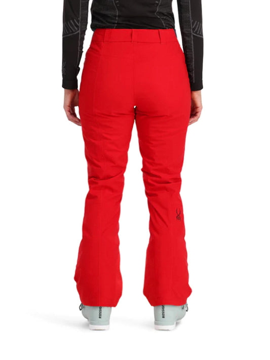 women's red Spyder Winner ski pants