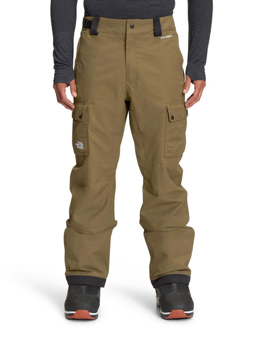 men's The North Face ski pants, brown