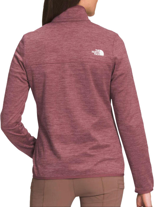 women's The North Face Canyonlands 1/4 zip, ginger