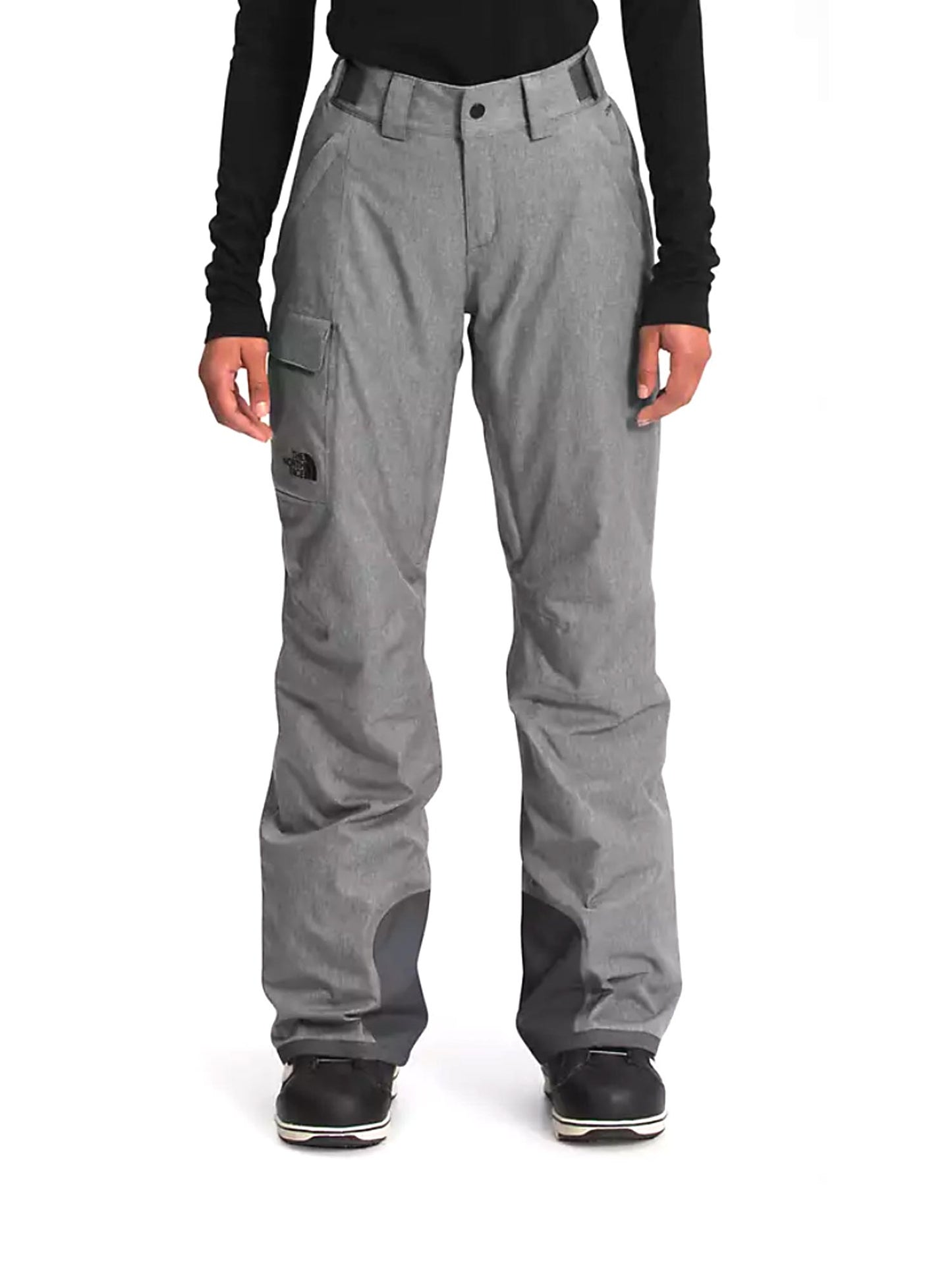 women's The North Face ski pants, grey
