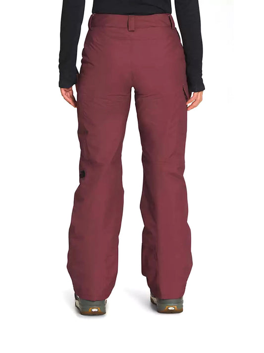 women's The North Face ski pants, dark pink