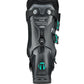 women's Tecnica ski boots,  black with teal accents