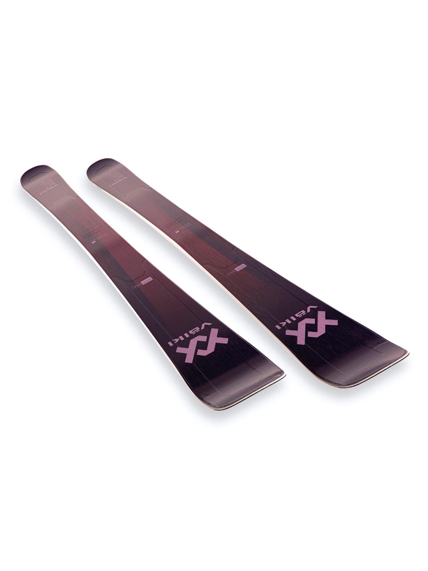 women's Volkl Yumi downhill skis, purple